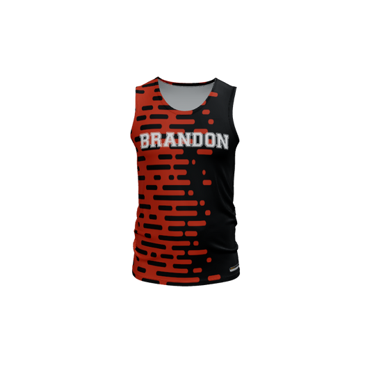 Mens Jerseys Dash Track Fitted Singlet. (x 1)