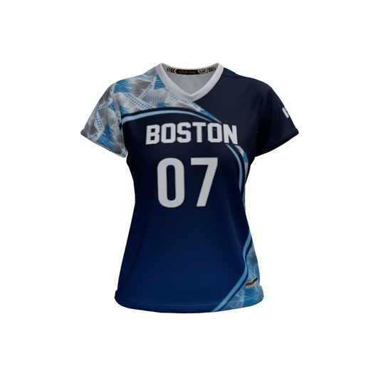 Ladies Custom Jerseys Sol 2.0 Ladies V-Neck Cap-Sleeve 2.50. (x 27)