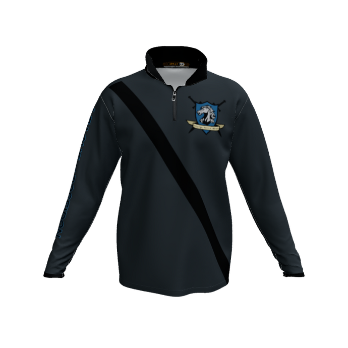 Collared Shirts Core QTR Zipped LS. (x 1)