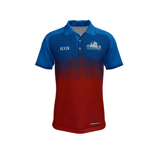 Mens Polos Ghost Fade Custom Polo V3. (x 4)
