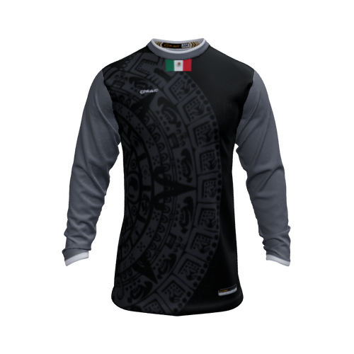 Mens Jerseys Aztec Long Sleeve Crew Neck Jersey. (x 1)