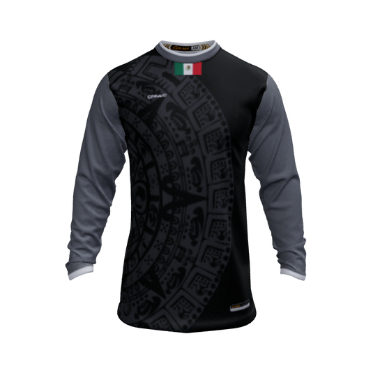 Mens Jerseys Aztec Long Sleeve Crew Neck Jersey. (x 1)