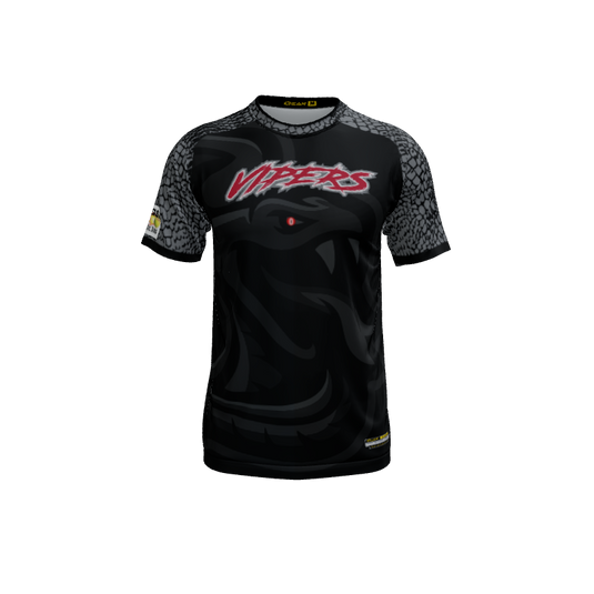 Mens Jerseys Viper Mascot Crew Neck Short Sleeve Jersey. (x 5)