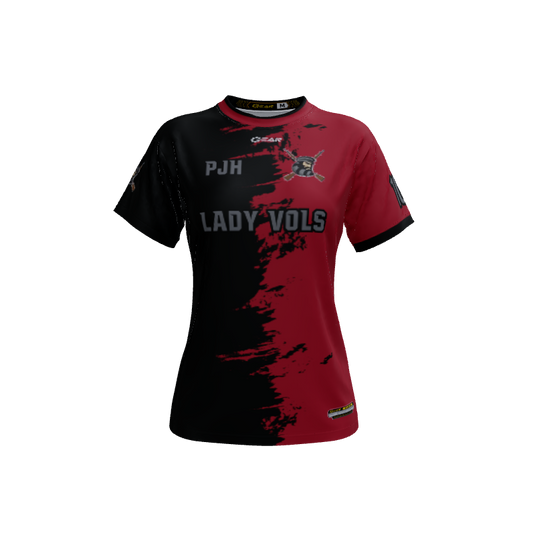 Ladies Custom Jerseys Splat Crew Neck ECO Ladies Jerseys. (x 17)