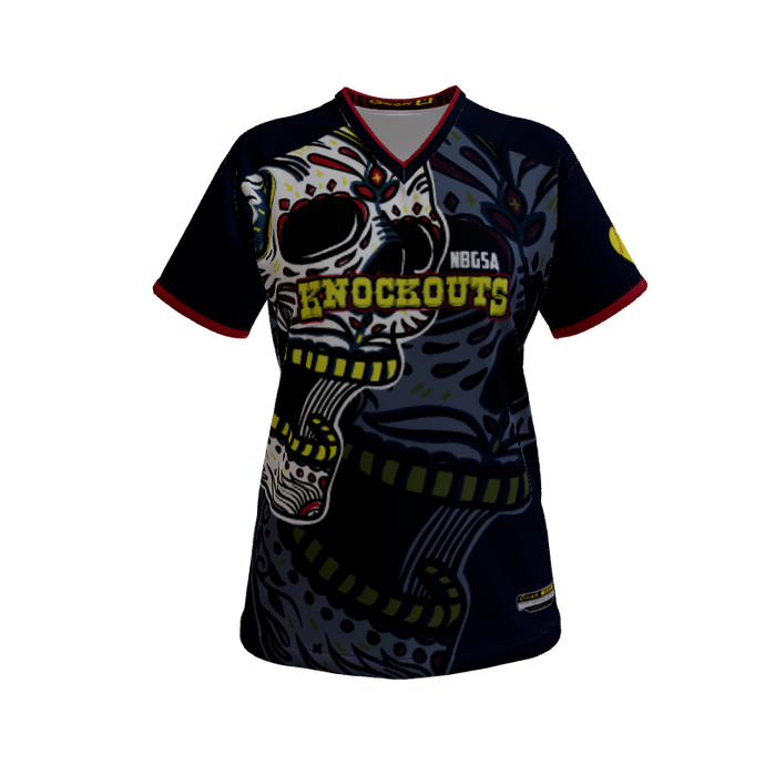 Ladies Custom Jerseys Skull Candy Ladies Mascots Short Sleeve. (x 24)
