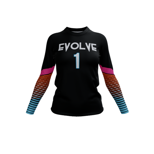 Ladies Custom Jerseys Mystic Ladies ECO Long Sleeve Crew Jersey. (x 1)