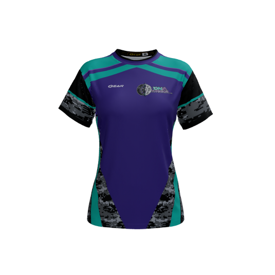Ladies Custom Jerseys Digital Camo Crew Neck ECO Ladies Jerseys. (x 5)