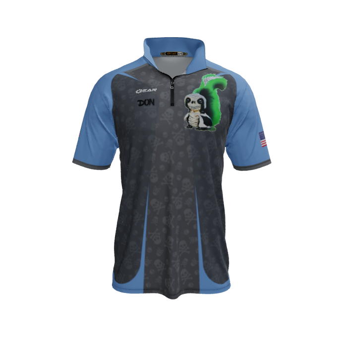 Collared Shirts Side Tech QTR Zip Short Sleeve. (x 1)