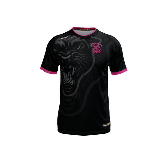 Mens Jerseys Panther Mascot Crew Neck Short Sleeve Jersey. (x 13)