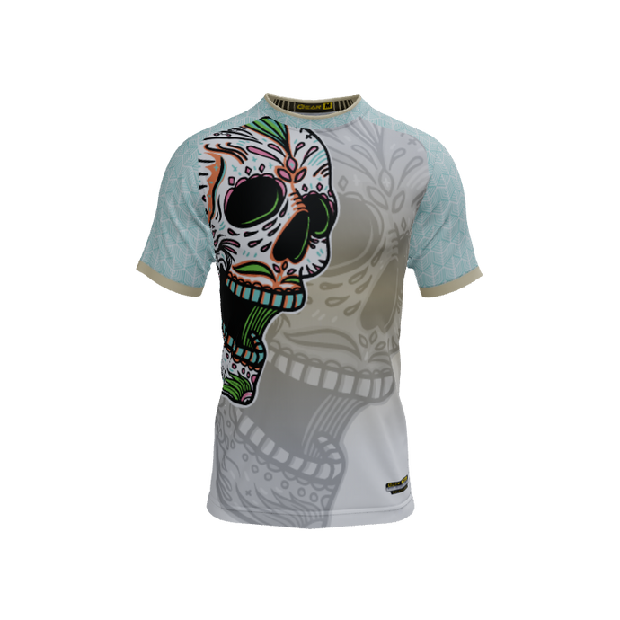 Mens Jerseys Skull Candy Mascot Crew Neck Short Sleeve Jersey. (x 3)