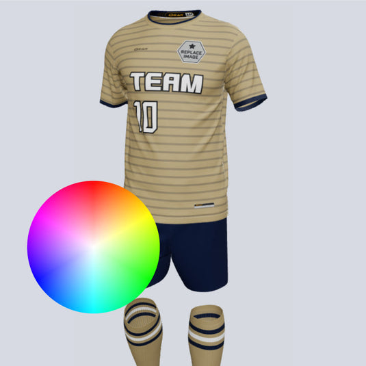 Quick-Turn Bands Custom Soccer Uniform w/Socks