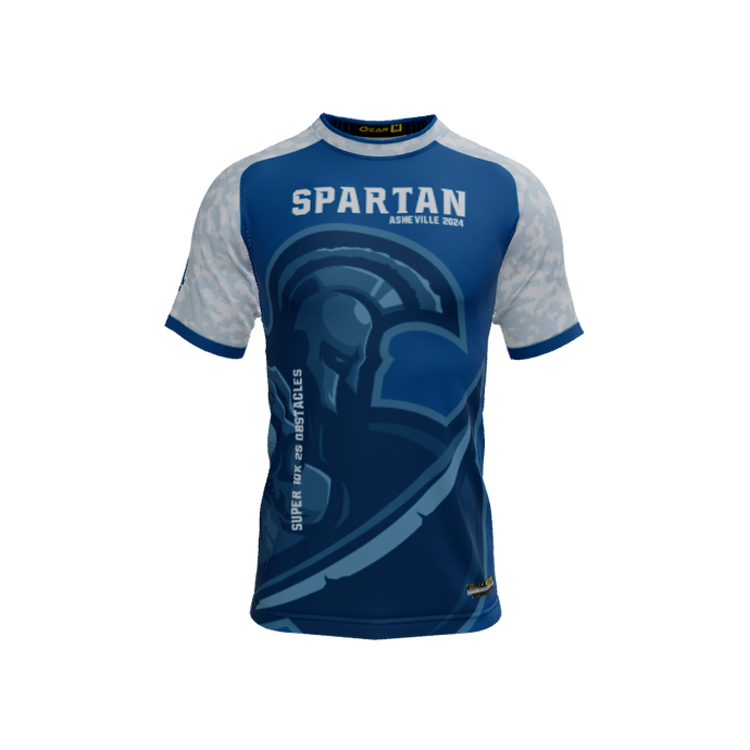 Mens Jerseys Spartan Mascot Crew Neck Short Sleeve Jersey. (x 1)