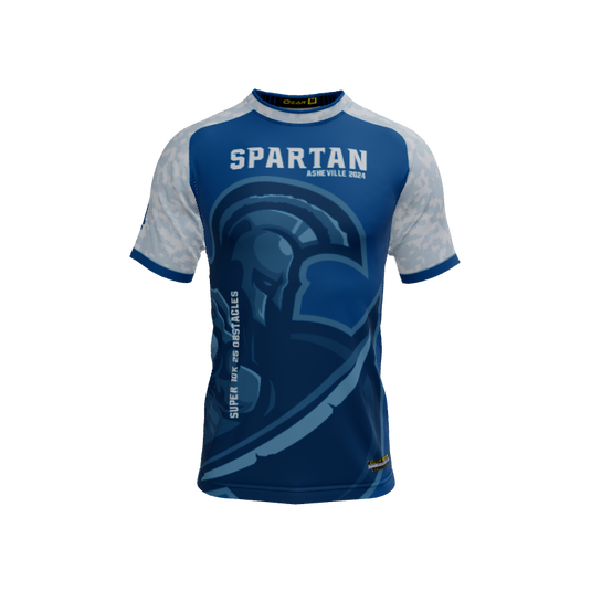Mens Jerseys Spartan Mascot Crew Neck Short Sleeve Jersey. (x 1)