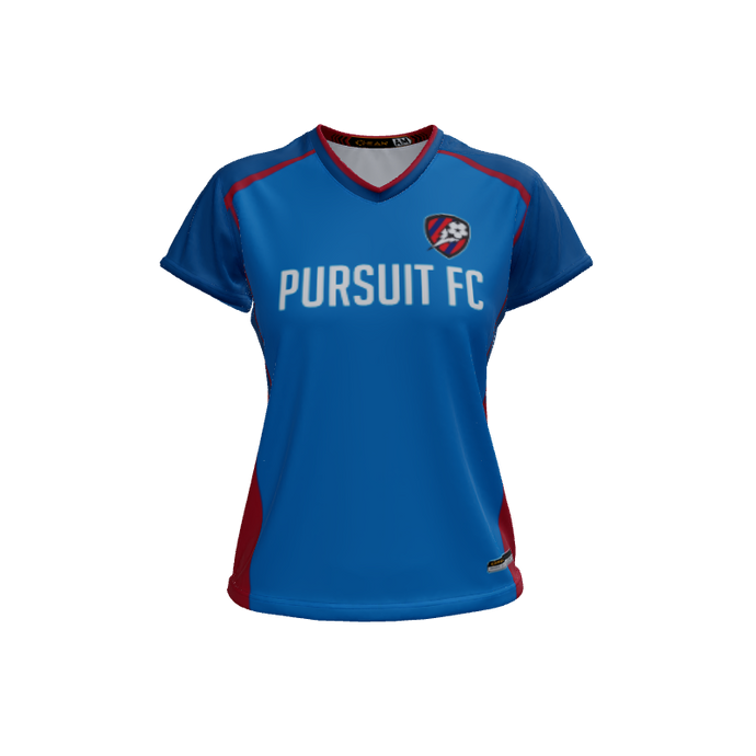 Ladies Custom Jerseys Bombshell 2.0 Ladies V-Neck Cap-Sleeve 2.50. (x 18)