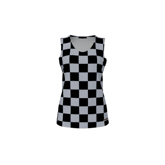 Ladies Custom Jerseys Checker Ladies Track Singlet. (x 1)