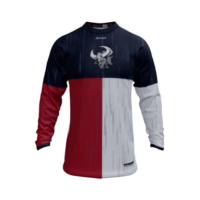 Mens Jerseys Flag Long Sleeve Crew Neck Jersey. (x 3)