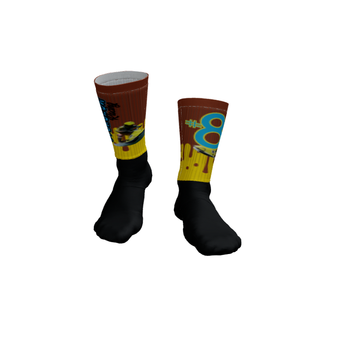 Accessories Splash Custom Crew Sock. (x 1)