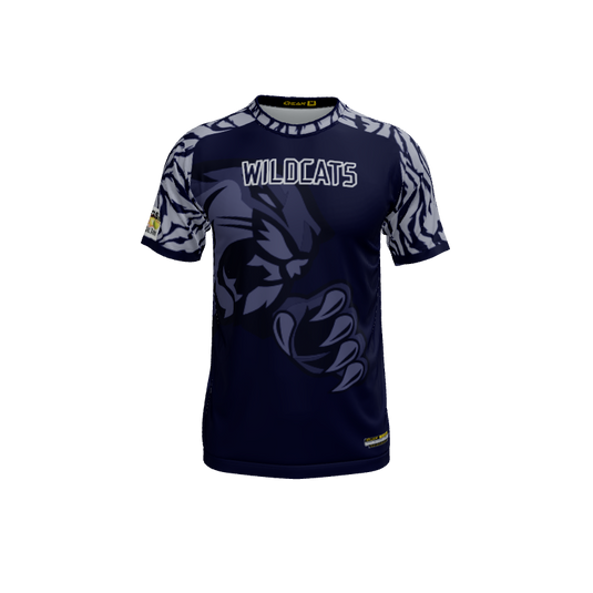 Mens Jerseys Cougar Spirit Mascot Crew Neck Short Sleeve Jersey. (x 15)