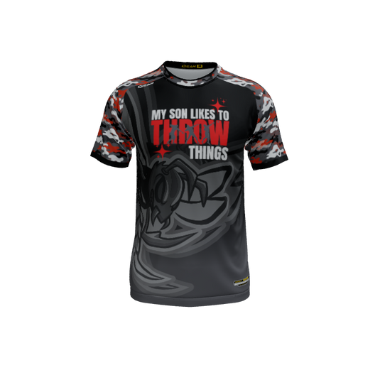 Mens Jerseys Hornet Mascot Crew Neck Short Sleeve Jersey. (x 2)