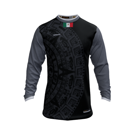 Mens Jerseys Aztec Long Sleeve Crew Neck Jersey. (x 1)