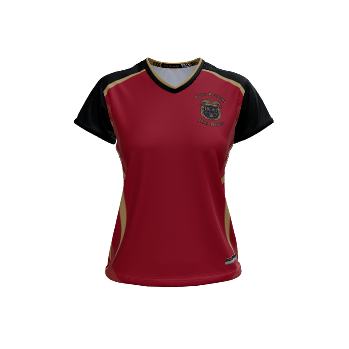 Ladies Custom Jerseys Scream 2.0 Ladies V-Neck Cap-Sleeve 2.50. (x 11)
