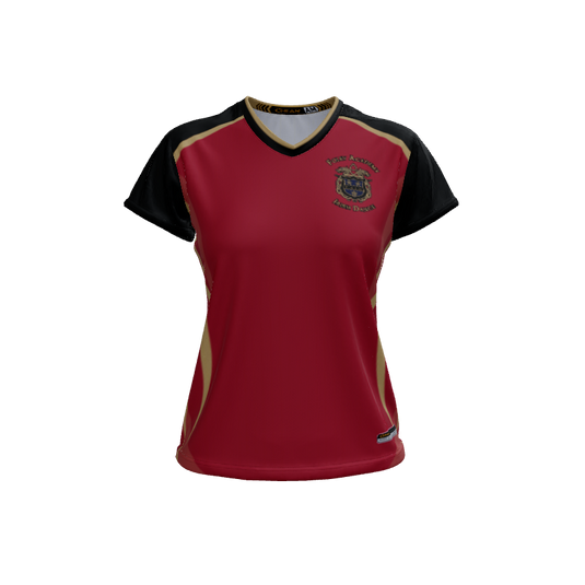 Ladies Custom Jerseys Scream 2.0 Ladies V-Neck Cap-Sleeve 2.50. (x 11)