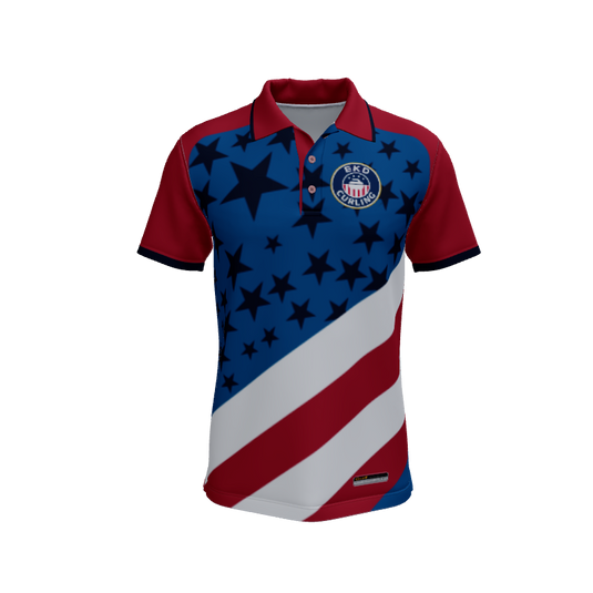 Mens Polos Stars & Stripes Custom Polo V3. (x 53)