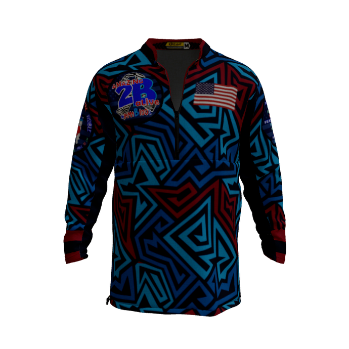 Half Zipped Pocket Pullover Brooklyn Pullover Half Zip Jacket. (x 1)