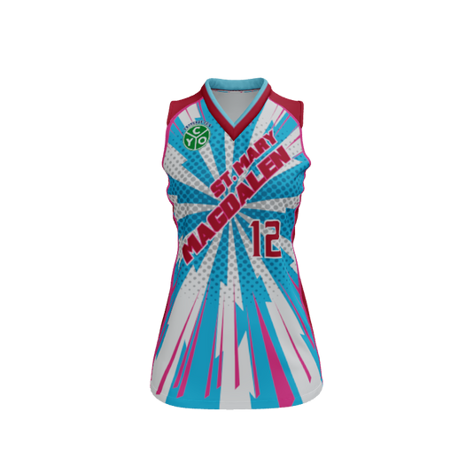 Ladies Custom Jerseys Comic Slam Custom Ladies V-Neck Sleeveless Jersey. (x 10)