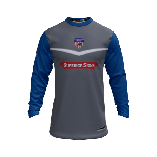 Mens Jerseys Chevy Long Sleeve Crew Neck Jersey. (x 17)