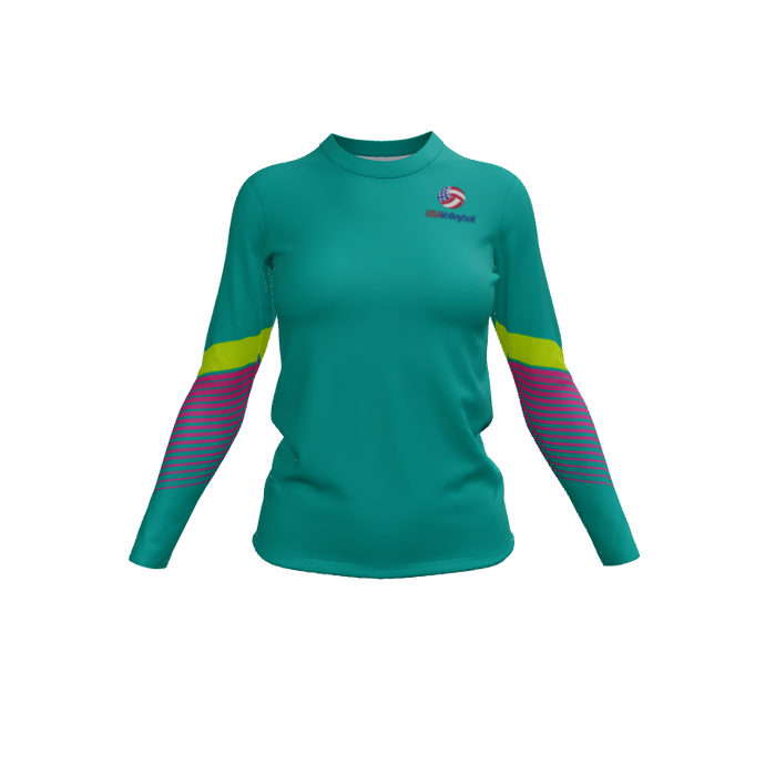 Ladies Custom Jerseys Mystic Ladies ECO Long Sleeve Crew Jersey. (x 1)