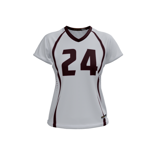 Ladies Custom Jerseys Dublin Ladies V-Neck Cap-Sleeve 2.50. (x 12)