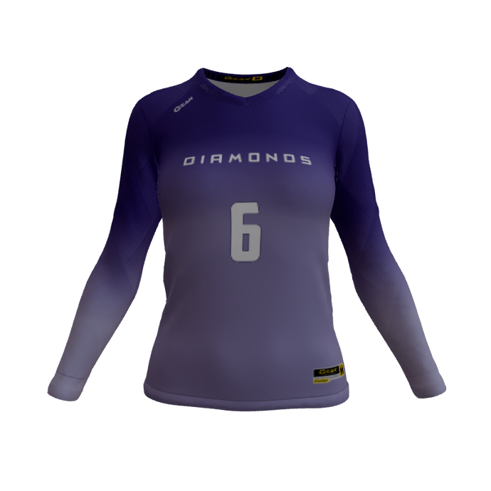 Ladies Custom Jerseys Core Womens Fitted Volleyball Jersey. (x 14)