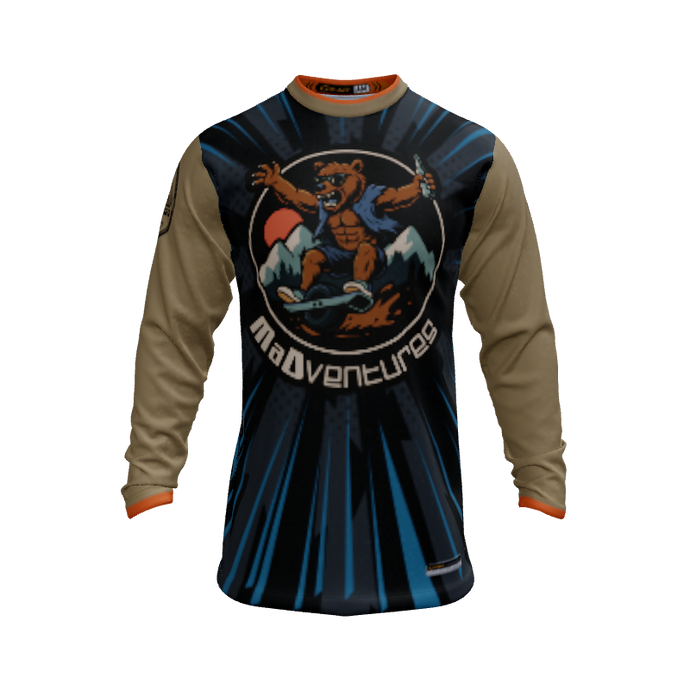 Mens Jerseys Slammo Long Sleeve Crew Neck Jersey. (x 9)