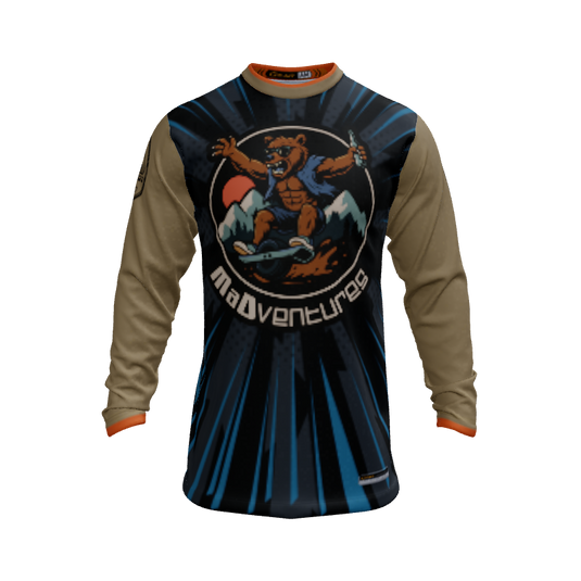 Mens Jerseys Slammo Long Sleeve Crew Neck Jersey. (x 9)