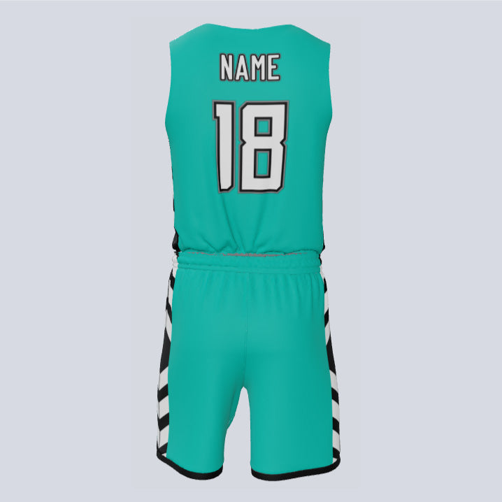Load image into Gallery viewer, Custom Reversible Single-Ply Basketball Center Uniform
