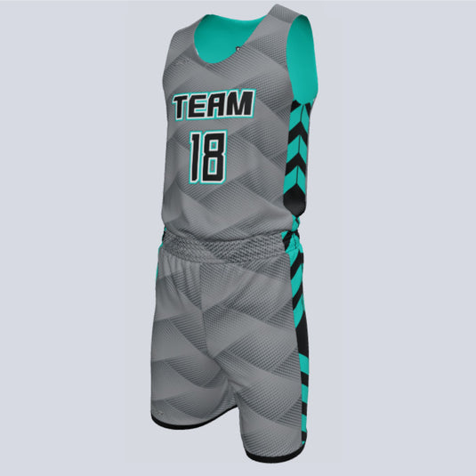 Custom Reversible Single-Ply Basketball Center Uniform