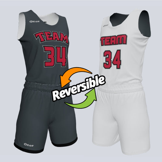 Ladies Custom Reversible Single-Ply Basketball Core Uniform