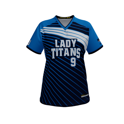 Ladies Custom Jerseys Burst Womens VNeck Jersey 2.0. (x 15)