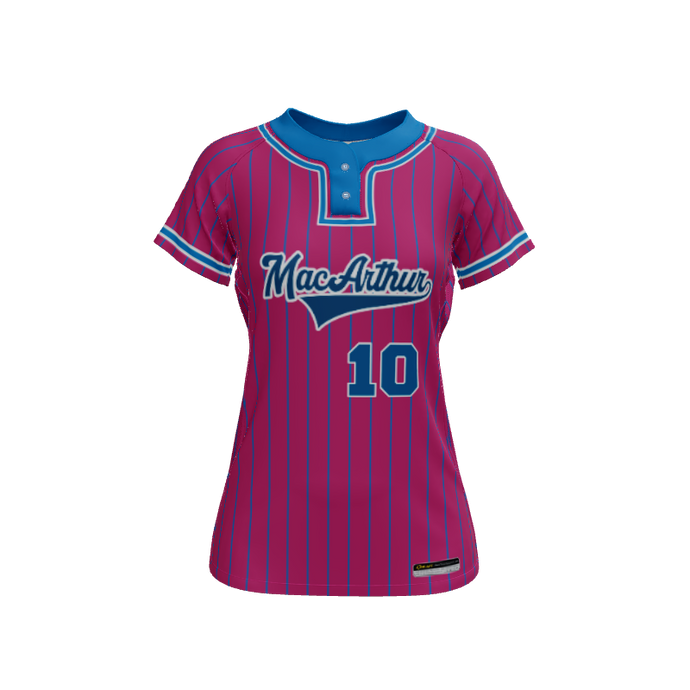 Ladies Custom Jerseys Elite Custom Ladies Premier 2 Button Jersey. (x 6)