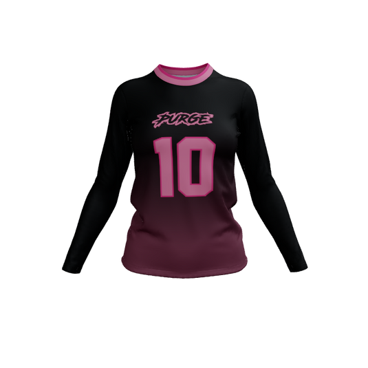 Ladies Custom Jerseys Core Ladies ECO Long Sleeve Crew Jersey. (x 22)