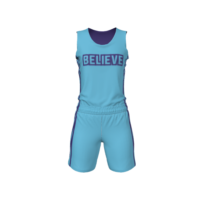 Packages Jump Ladies Single Ply Reversible Basketball Set. (x 3)
