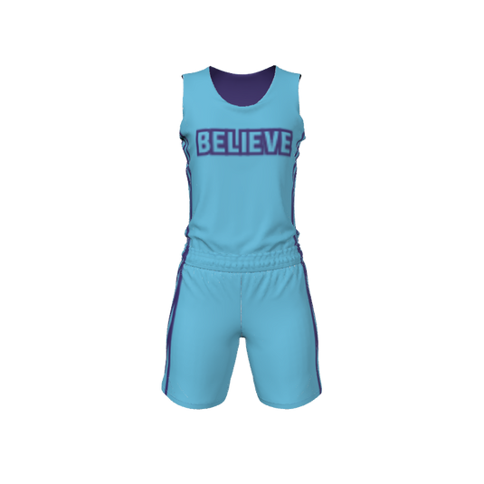Packages Jump Ladies Single Ply Reversible Basketball Set. (x 3)