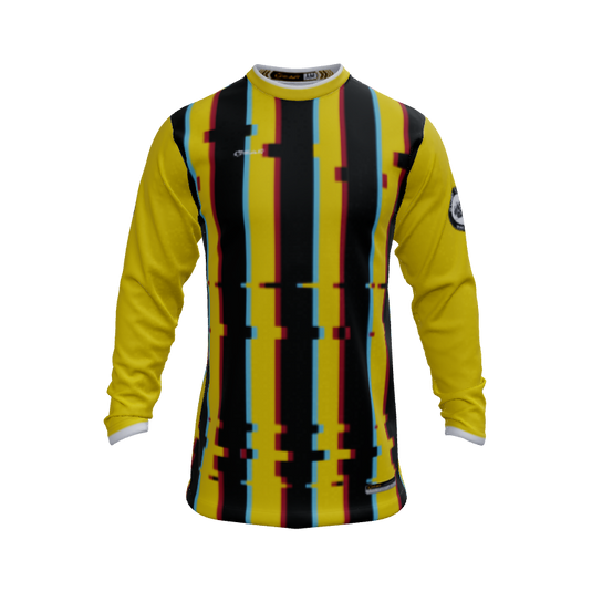 Mens Jerseys Glitch Long Sleeve Crew Neck Jersey. (x 1)