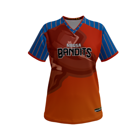 Ladies Custom Jerseys Outlaw Ladies Mascots Short Sleeve. (x 28)