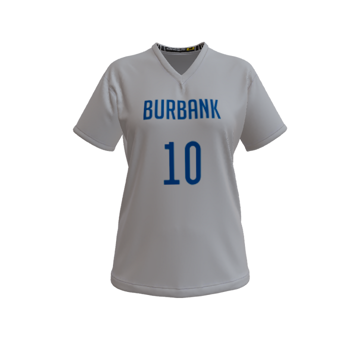 Ladies Custom Jerseys Women's NHFS-All White Approved 1-NHFS-All White Ladies Jersey. (x 39)