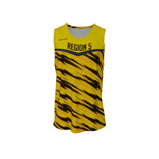 Mens Jerseys V-Cut Track Singlet. (x 5)