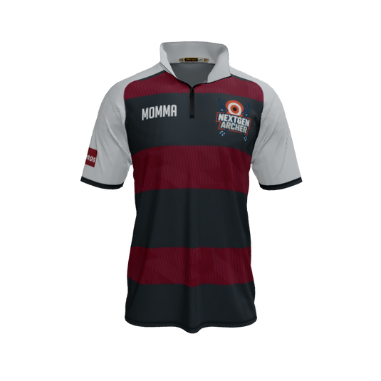 Collared Shirts Steel QTR Zip Short Sleeve. (x 1)