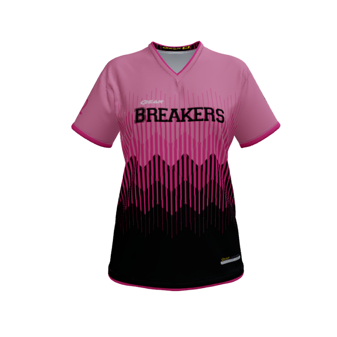 Ladies Custom Jerseys Ghost Fade Womens VNeck Jersey 2.0. (x 16)