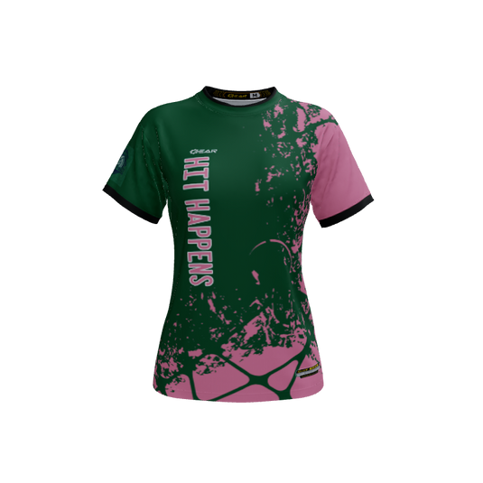 Ladies Custom Jerseys Racer Crew Neck ECO Ladies Jerseys. (x 4)